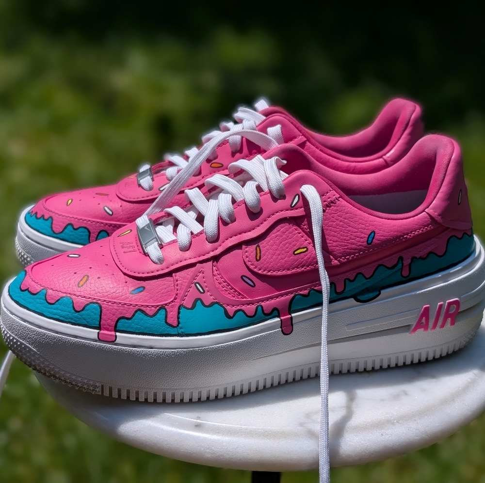 🫟 CUSTOM Donut Drip NIKE AF1 PLT. FR. ORM
